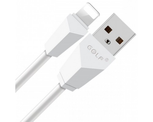 USB Кабель GOLF DIAMOND GC-27i iPhone Lightning White 1м
