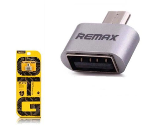 OTG адаптер Remax MicroUSB Gold (RA-OTG)