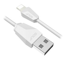 USB Кабель GOLF DIAMOND GC-27i iPhone Lightning White 1м