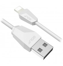 USB Кабель GOLF DIAMOND GC-27i iPhone Lightning White 1м