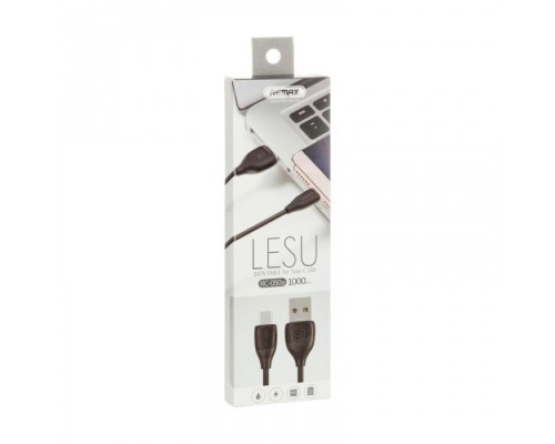USB кабель Remax RC-050a Lesu Type-C Black 1m