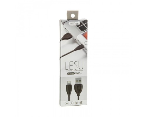 USB кабель Remax RC-050i Lesu Lightning iPhone Black 1m