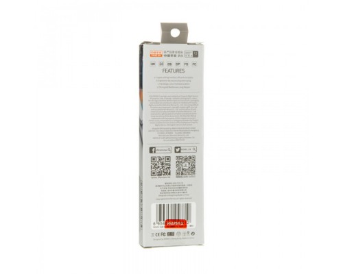 USB кабель Remax RC-050i Lesu Lightning iPhone Black 1m