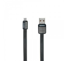USB кабель Remax RC-044m Platinum microUSB Black 1m