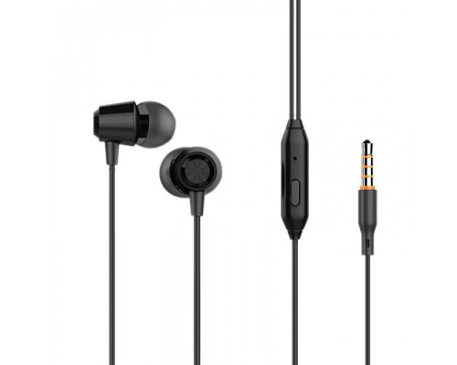 Наушники MP3 Celebrat G4 Black + микрофон и кнопка ответа