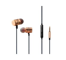 Наушники AWEI ES910TY Gold + микрофон и кнопка ответа + регулятор громкости