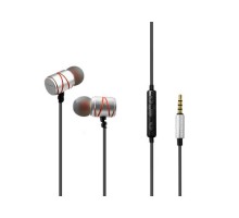 Наушники AWEI ES910TY Silver + микрофон и кнопка ответа + регулятор громкости
