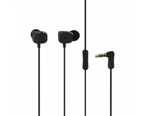 Наушники Remax RM-502 Black (микрофон и кнопка ответа)