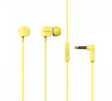 Наушники Remax RM-502 Yellow (микрофон и кнопка ответа)