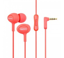 Наушники Remax RM-515 Red (микрофон и кнопка ответа)