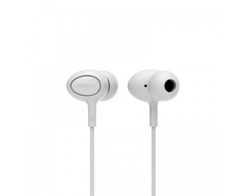 Наушники Remax RM-515 White (микрофон и кнопка ответа)