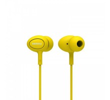 Наушники Remax RM-515 Yellow (микрофон и кнопка ответа)