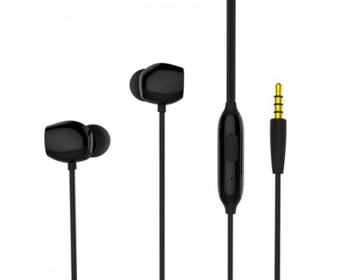 Наушники Remax RM-550 Black (микрофон и кнопка ответа)