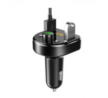 АЗУ FM-модулятор Jellico CM-1 Bluetooth MP3 2USB 3.1А Black