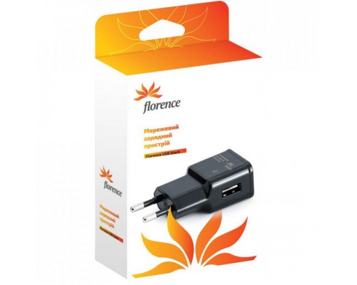 СЗУ Florence USB 1A White (TC10-USB)
