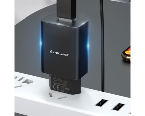 СЗУ Jellico AQC32 1USB 3A QC3.0 Black