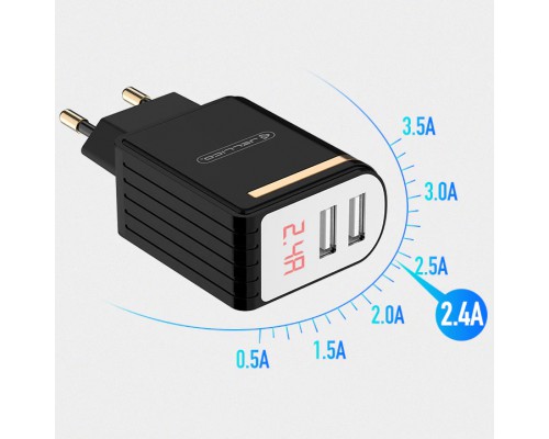 СЗУ Jellico WJ-C80 LED 2USB 2.4A Black