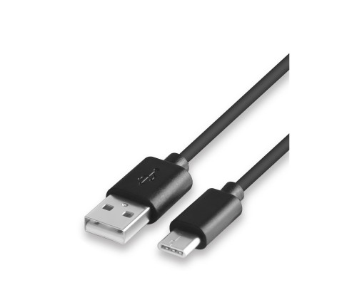 СЗУ Florence 1USB QC 3.0 18W + Кабель Type-C Black (FL-1050-KT)