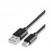 СЗУ Florence 1USB QC 3.0 18W + Кабель Type-C Black (FL-1050-KT)