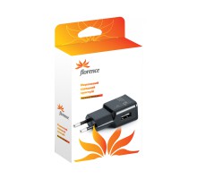 СЗУ Florence USB 2A Black (TC-20-USB)