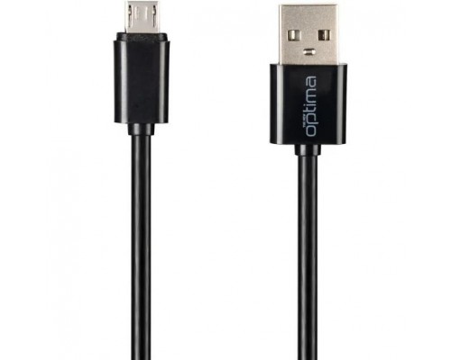 СЗУ Optima Avangard OP-HC02 2USB 2.4A + MicroUSB кабель Black