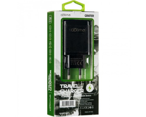 СЗУ Optima Grater OP-HC01 3USB 3.1A +Кабель MicroUSB Black