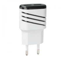 СЗУ 2USB Optima Energy LED (2.1A) Белое