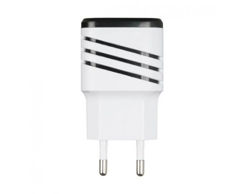 Сетевое Зарядное Устройство 2USB Optima Energy LED (2.1A) Белое